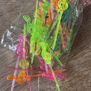 Cocktailprikkers vioolsleutel (50 st.)