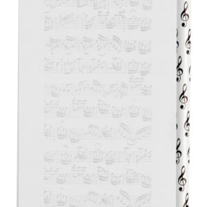 Blocnote notenbalk met magneet (groot)