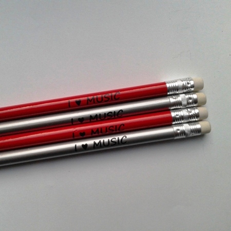 potlood (i love music) - Afbeelding 2