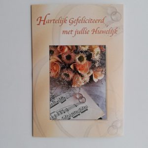 Wenskaart huwelijk