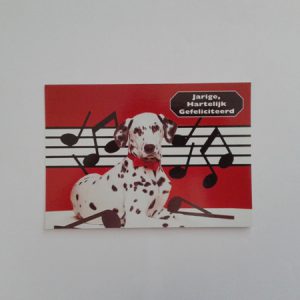 Ansichtkaart verjaardag (dalmatiër)