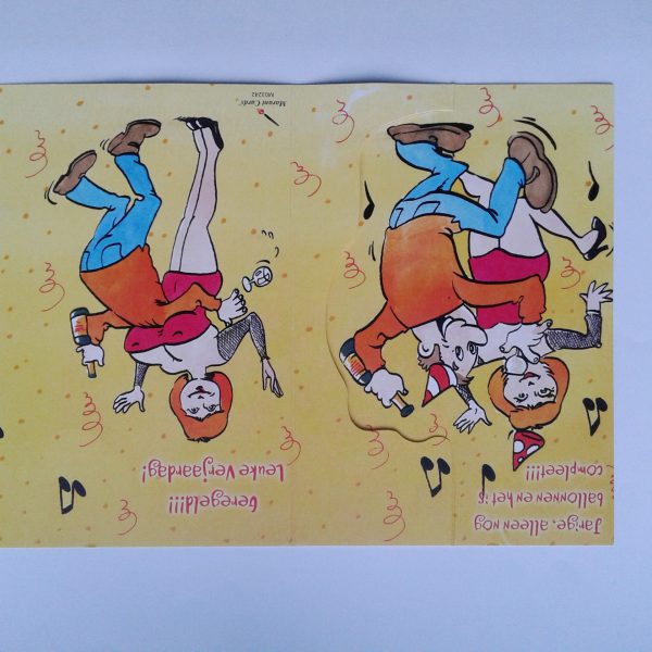 Wenskaart verjaardag (dansen) - Afbeelding 2
