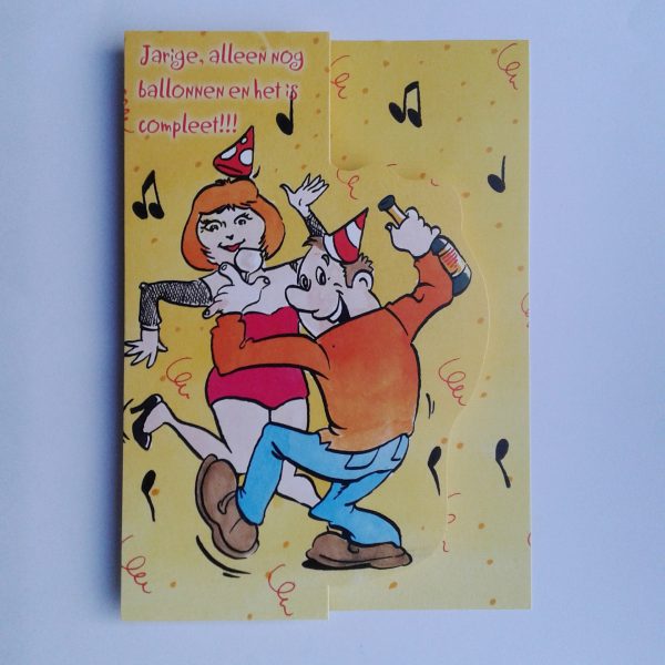 Wenskaart verjaardag (dansen)