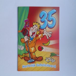Wenskaart verjaardag (35 jr)