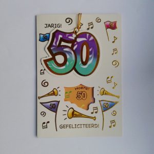 Wenskaart 50e verjaardag