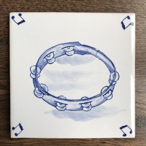 Tegeltje Delfts Blauw - Beatring