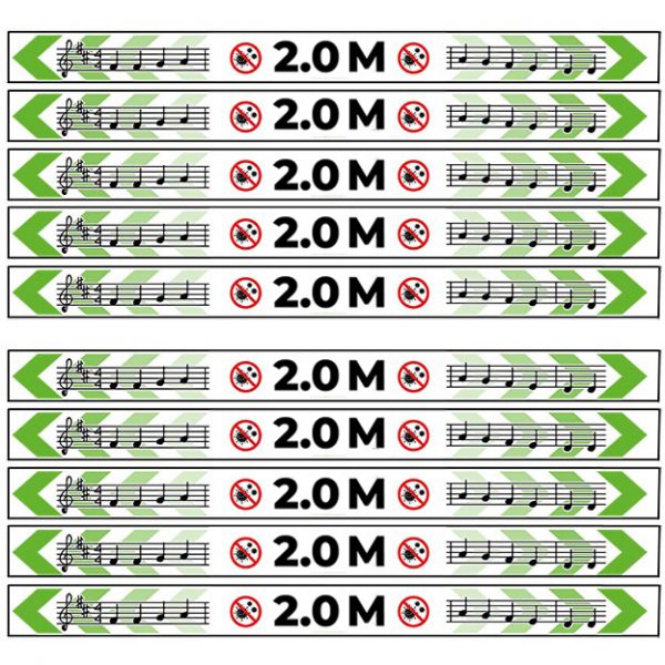 COMBI SET - 'Veilig Musiceren 2.0m' (10 + 4 st) - Afbeelding 2