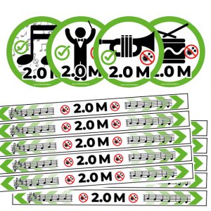 COMBI SET - 'Veilig Musiceren 2.0m' (10 + 4 st)