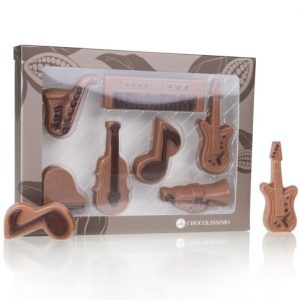 chocoladeset muziekinstrumenten
