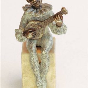 Bronzen beeld De Troubadour