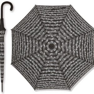 Paraplu muzieknoten (zwart)