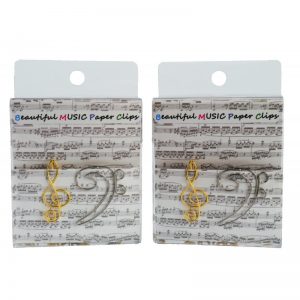 Paperclip Muzieksleutel (12st)