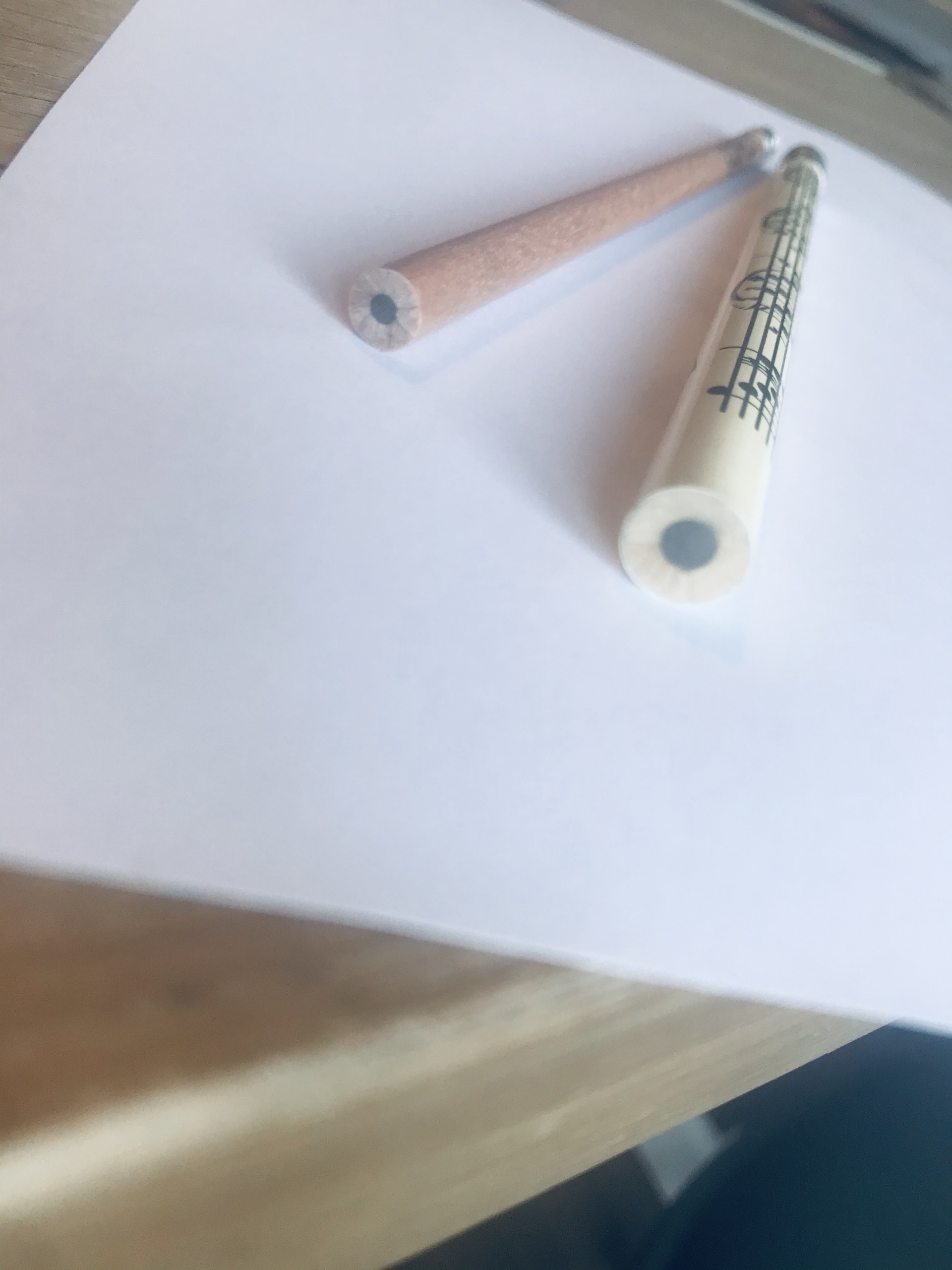 Potlood notenbalk (L) (creme) - Afbeelding 3