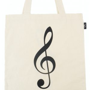 Tas vioolsleutel beige