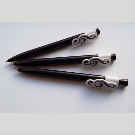 Potlood noten en sleutels en tekens (wit) - Afbeelding 15