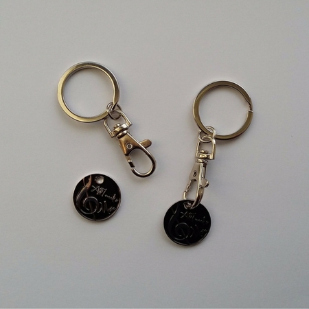 Potlood noten en sleutels en tekens (wit) - Afbeelding 16