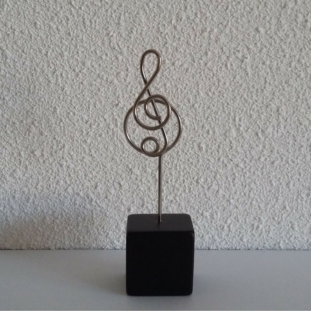 Potlood noten en sleutels en tekens (wit) - Afbeelding 7