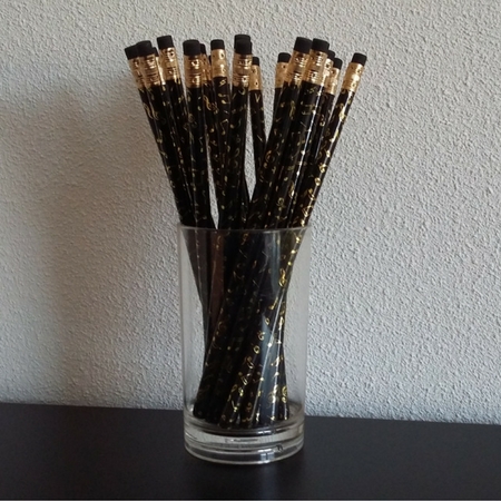 Potlood noten en sleutels en tekens (wit) - Afbeelding 8