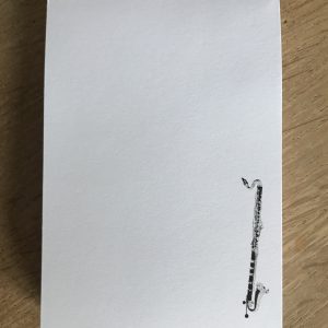 blocnote bass klarinet