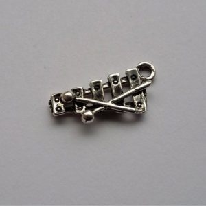 Bedel xylofoon - marimba - vibrafoon - klokkenspel (zilverkleurig)