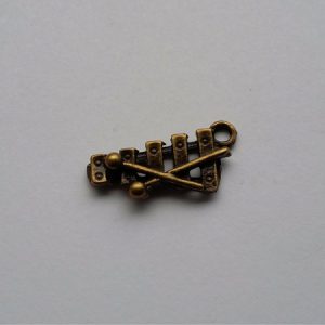 Bedel xylofoon - marimba - vibrafoon - klokkenspel (bronskleurig)