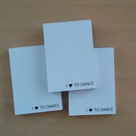 blocnote "i love to dance" - Afbeelding 2