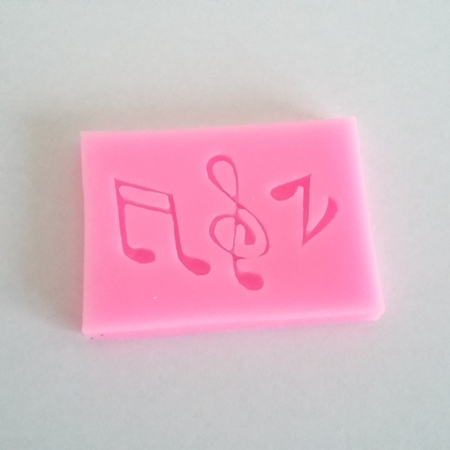 Siliconen fondant vorm (roze klein) - Afbeelding 2