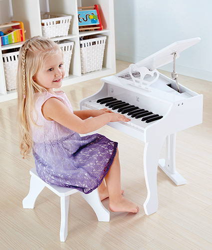 De Luxe Grand Piano (wit) - Afbeelding 2