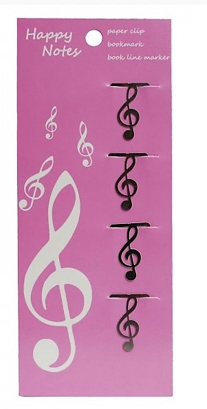 Potlood noten en sleutels en tekens (wit) - Afbeelding 23