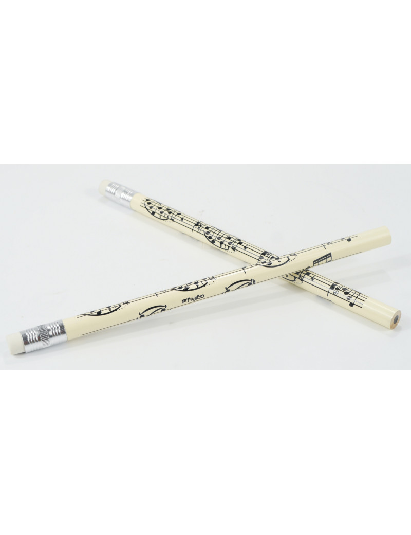 Potlood notenbalk (L) (creme) - Afbeelding 2