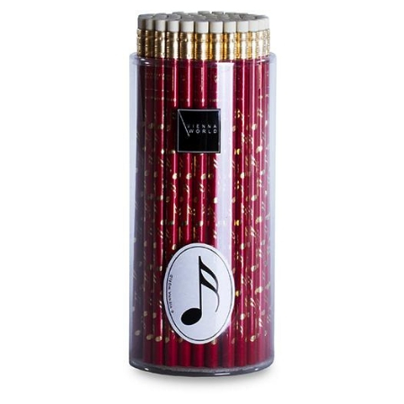 Potlood zestiende noten - rood