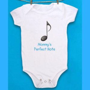 Rompertje baby - perfect note (blauw - small)