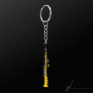 sleutelhanger sopraansaxofoon -