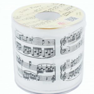 Toiletpapier Bedrukt Notenbalk