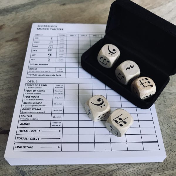 Yahtzee - Muzieknoten (scoreblock los) - Afbeelding 2