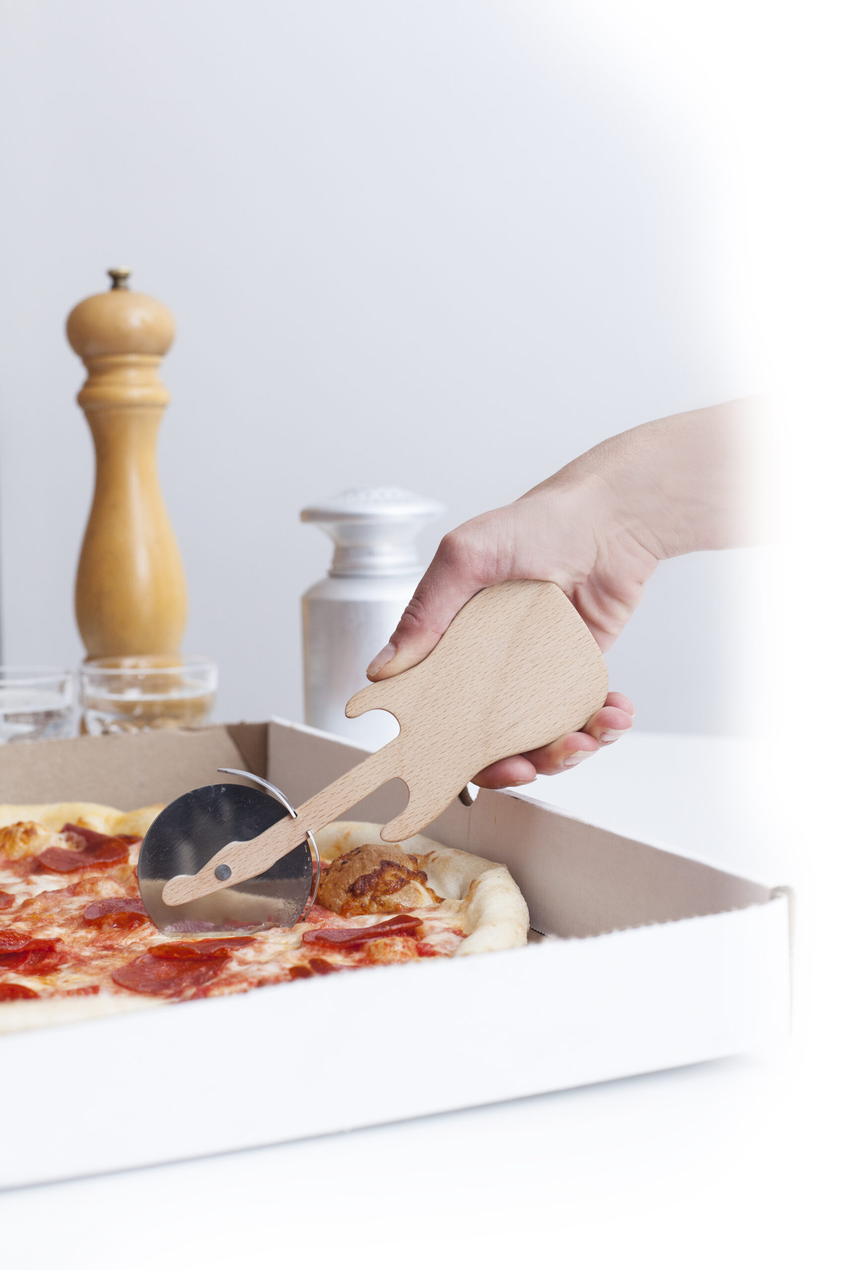 Rockin' Pizza Cutter - Pizza snijder Gitaar - Afbeelding 2