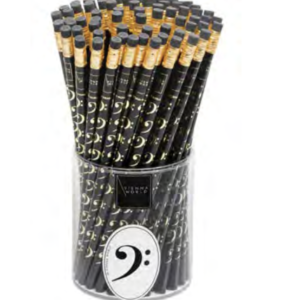 potlood (Bassleutel) - Zwart