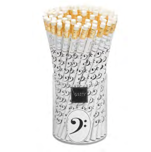 potlood (Bassleutel) - Wit