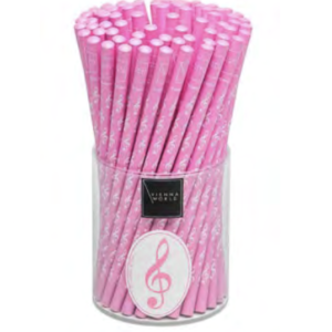 Potlood - vioolsleutel (roze)