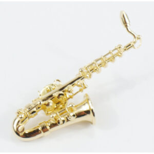 Pin 3d saxofoon in box