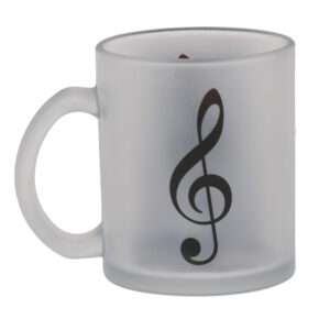 Mok theeglas vioolsleutel (300 ml)