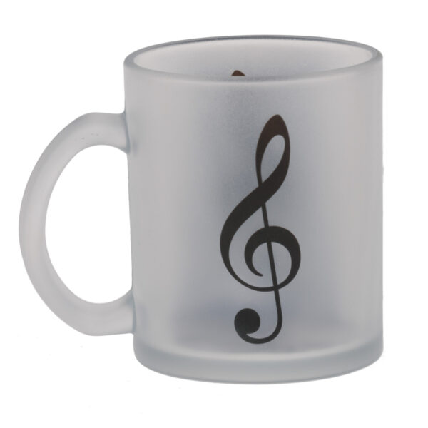 Mok theeglas vioolsleutel (300 ml)