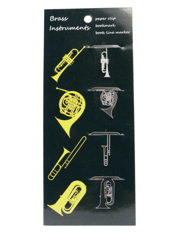 Paperclip Brass (set van 4)