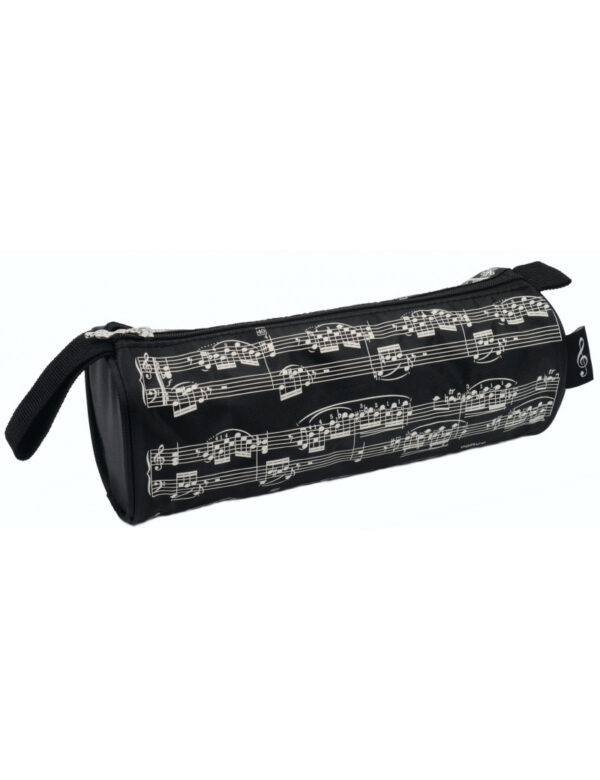 Etui muzieknoten (zwart)