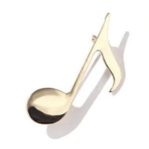 Broche Muzieknoot