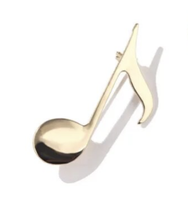 Broche Muzieknoot