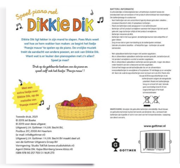 Speel piano met Dikkie Dik - Afbeelding 2