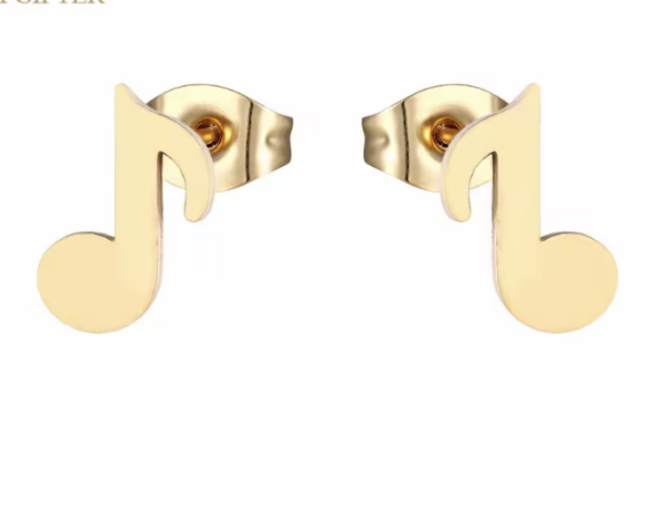 Oorbellen Achtste noot (knop, dicht)