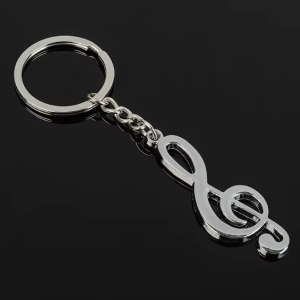 Sleutelhanger Vioolsleutel - metaal
