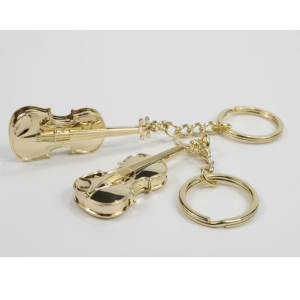 Sleutelhanger Viool - (metaal)